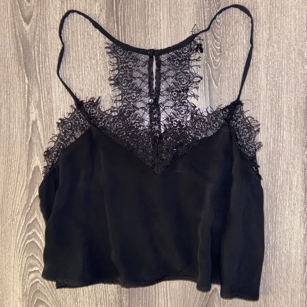Black Cami Crop Top